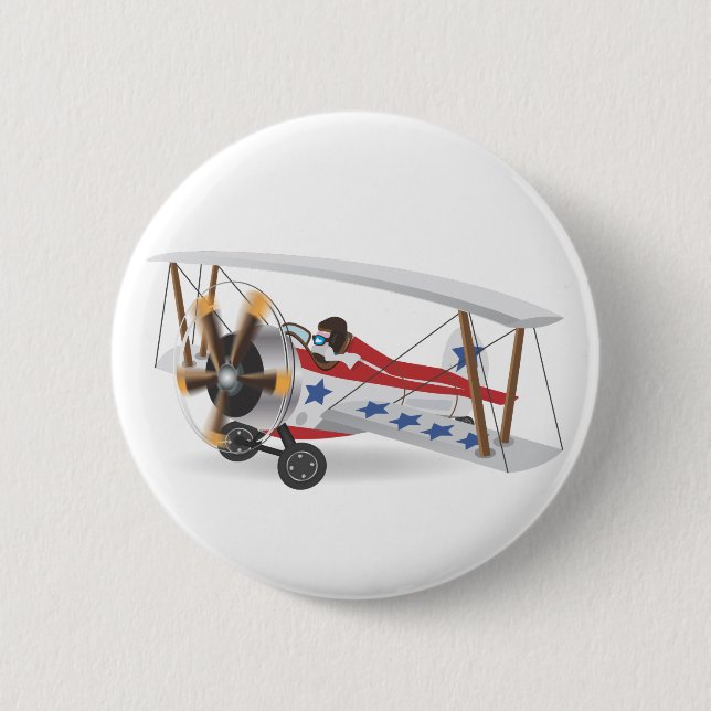 Doppeldecker Button (Vorderseite)