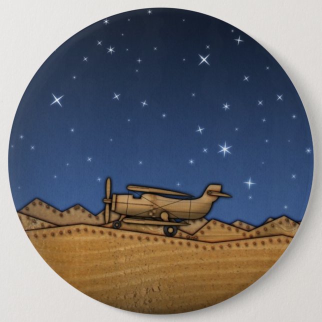 Doppeldecker Button (Vorderseite)