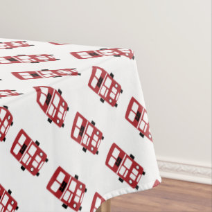 Doppeldecker mit roter Decke