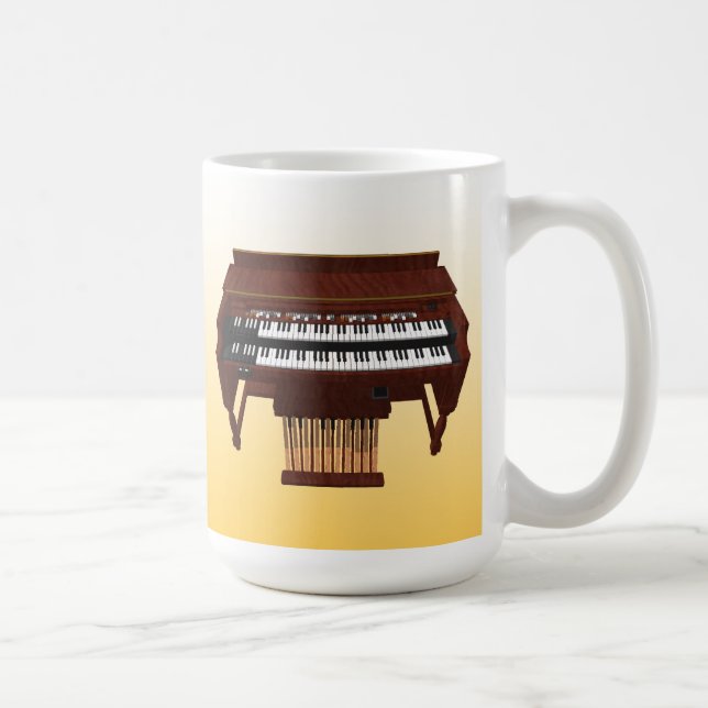 Doppeldecker-Organ: Modell 3D: Kaffee-Tasse Tasse (Rechts)