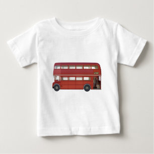 Doppeldecker-Rot-Bus Baby T-shirt