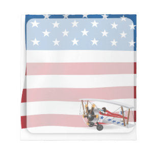 Doppeldecker USA Notizblock
