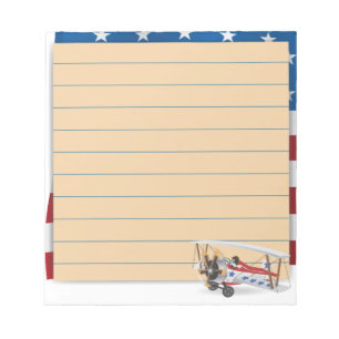 Doppeldecker USA Notizblock