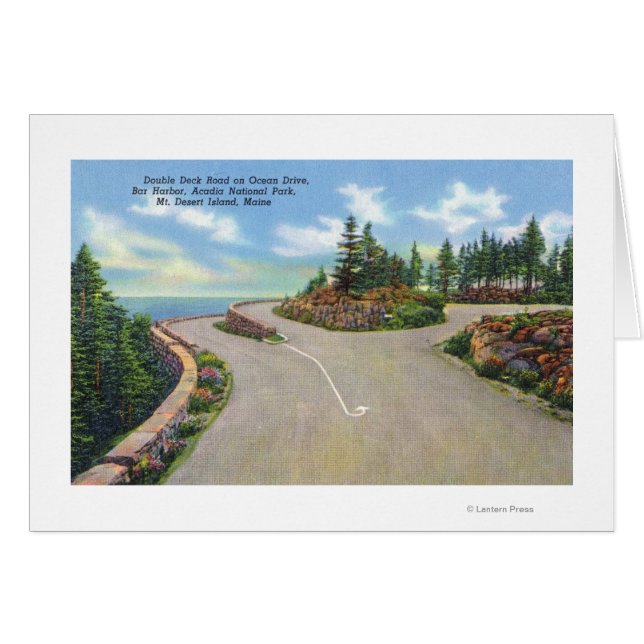 Doppeldeckeransicht des Ocean Drive (Vorderseite (Horizontal))