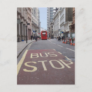 Doppeldeckerbus in London Postkarte