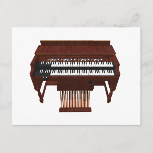 DoppelDeckorgan: 3D-Modell: Postkarte
