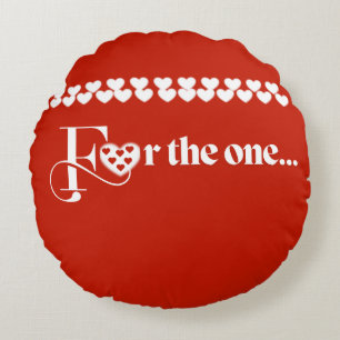 Doppeldesign für Rundkissen Rundes Kissen