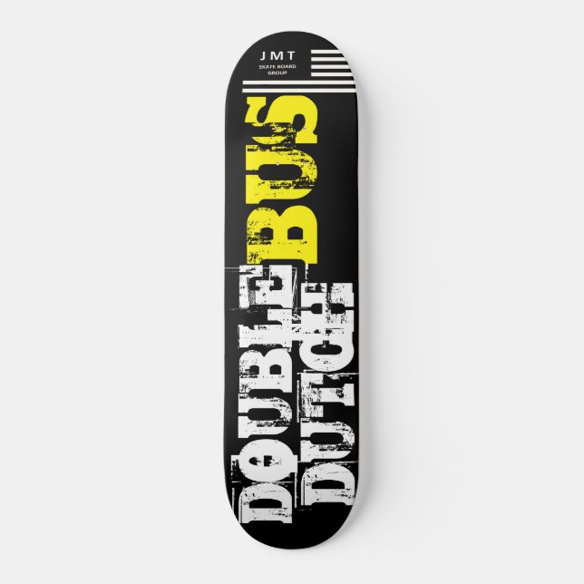 DOPPELDOPPELT-BUS-Skateboard Skateboard (Vorderseite)