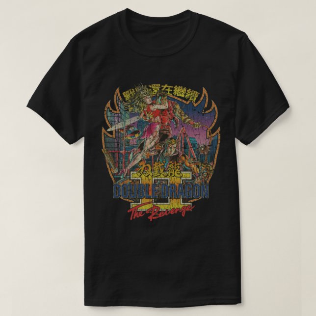 Doppeldrache II Die Rache 1988 T-Shirt (Design vorne)