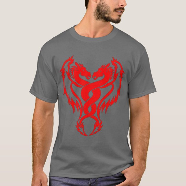 Doppeldrache-Shirt T-Shirt (Vorderseite)
