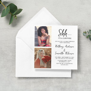 Doppelfeier 2 Foto Geburtstag Einladung