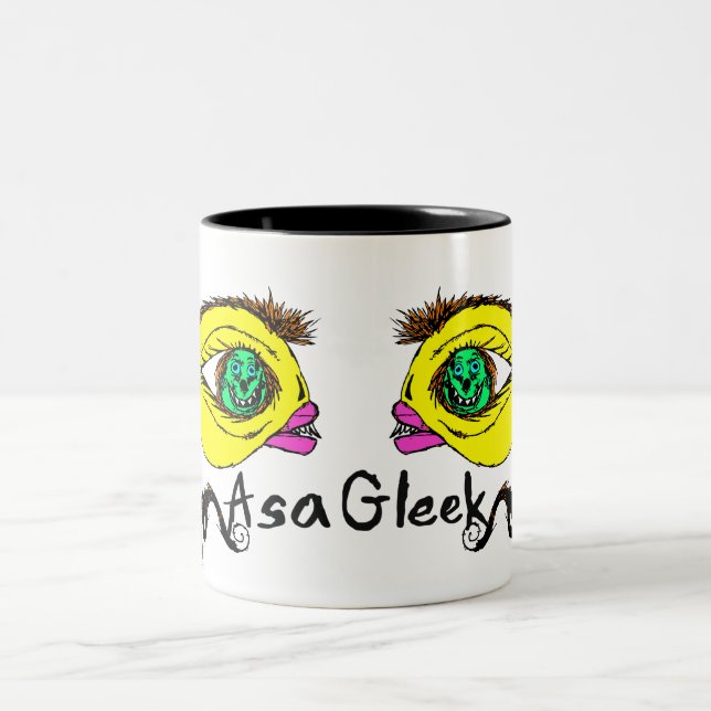 DOPPELfisch-TASSE Zweifarbige Tasse (Mittel)