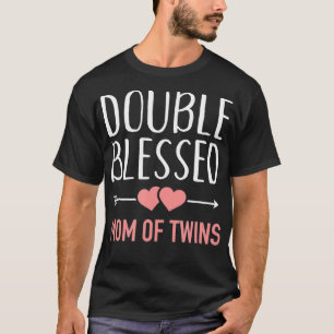 Doppelgesegnete Mama der Twins T-Shirt