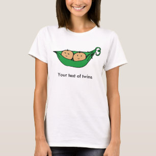 Doppelhülsen-Grafik-Schablone T-Shirt