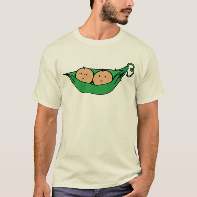 Doppelhülsen-Grafik T-Shirt (Vorderseite)