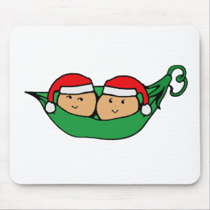 Doppelhülsen-Weihnachtsgraphik Mousepad