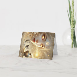 Doppelkarte für jährliche Feiertage Feiertagskarte