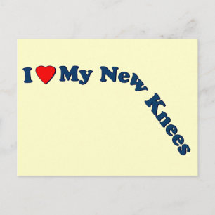 Doppelknie-Ersatzgeschenke   Get Well Postkarte