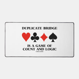 Doppelkopf ist ein Spiel der Zählung und Logik Schreibtischunterlage