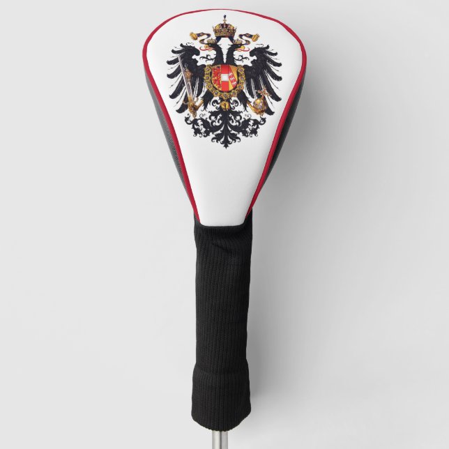 Doppelkopfadler des österreichischen Reiches Golf Headcover (Vorderseite)