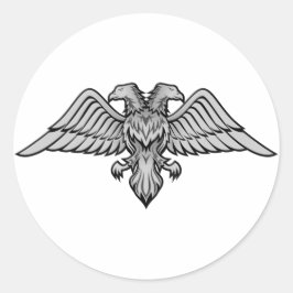 Doppelkopfadler Runder Aufkleber