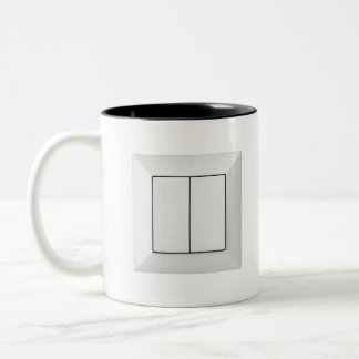 Doppellichtschalter Zweifarbige Tasse