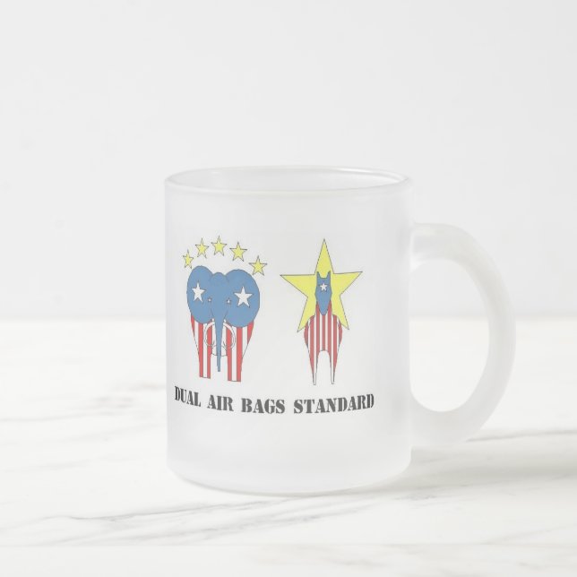 DOPPELLUFTSACK-MATTIERTE KAFFEE-STANDARDTASSE MATTGLASTASSE (Rechts)