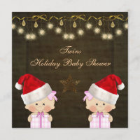 Doppelmädchen-WeihnachtsBabyparty