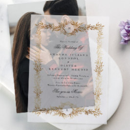 Doppelmonogramm-Goldfaser