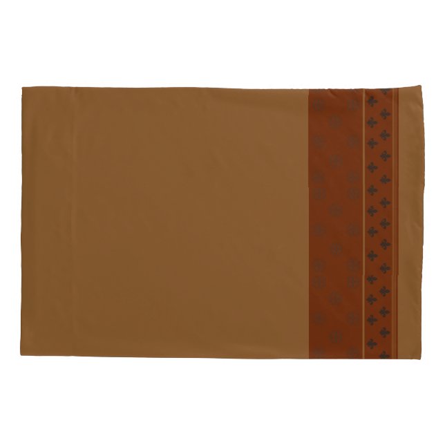 Doppelorangefarbener Kissenfall Kissenbezug (Rückseite)