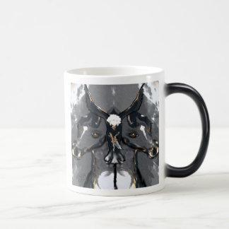 Doppelpferde mit Eagle-Totem Verwandlungstasse