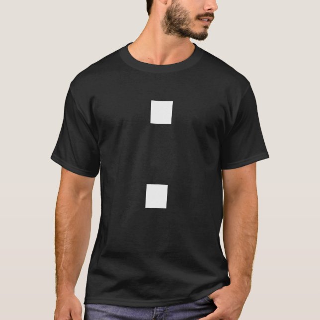 DOPPELPUNKT SYMBOL ZEICHEN SATZZEICHEN T-Shirt (Vorderseite)