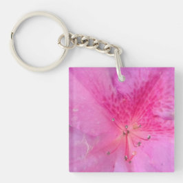 Doppelquadratisches Acryl Schlüsselanhänger