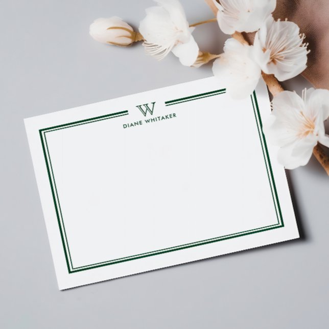 Doppelrahmen für die grüne klassische Familie Mitteilungskarte (Von Creator hochgeladen)