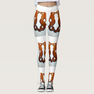 Doppelredheadmeerjungfrau Leggings