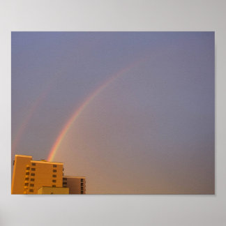 Doppelregenbogen Poster