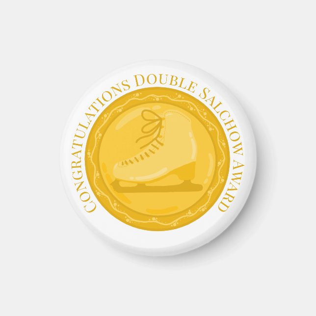 DOPPELSALCHOW AWARD Ice Skate Special Achievement Magnet (Vorne)