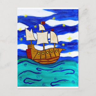 Doppelschiff Postkarte