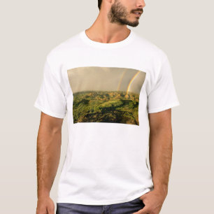 Doppelschleife über dem gestrichenen Canyon in Th T-Shirt