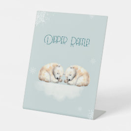 Doppelschnecken mit Doppeldusche Sockelschild