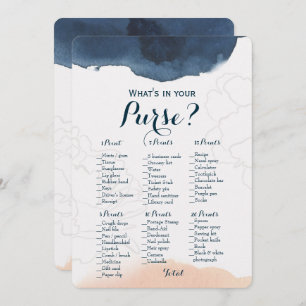 Doppelseite - 2 Brautparty Games Pursuit Wünsche Einladung