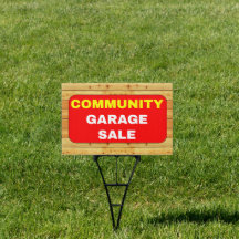 (Doppelseite) Gemeinschaftsgarage Shop-Zeichen