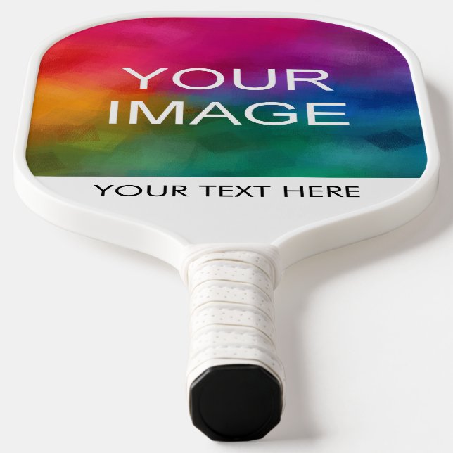 Doppelseitig anpassen - Foto hier modern hinzufüge Pickleball Schläger (Ablage )