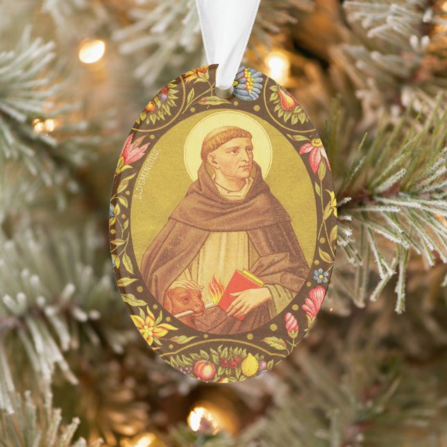 Doppelseitig gelegene St. Dominic de Guzman (PM 02 Ornament (Baum)