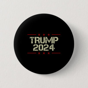 Doppelseitig vorne und hinten - Trump verhaftet di Button