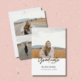 Doppelseitige Ankündigung 4 Foto Weißer Abschluss