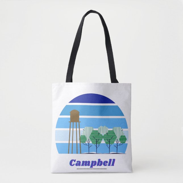 Doppelseitige Campbell Tasche Kalifornien (Vorderseite)