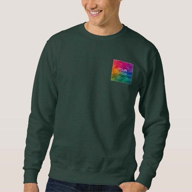 Doppelseitige Designkombination Firmenlogo Männerg Sweatshirt (Vorderseite)