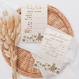 Doppelseitige Emoji-Vorhersagen Kinderduschenspiel