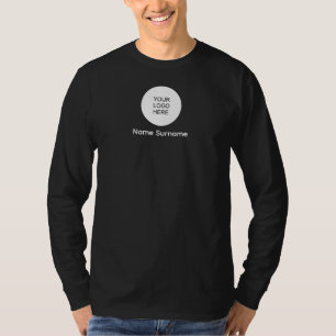 Doppelseitige Gestaltung Ihrer Firmenlogos T-Shirt